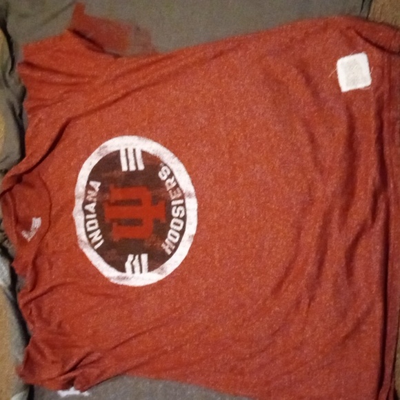 SOLD***LOT OF 3 INDIANA IU HOOSIERS TOPS XL GREY & RED - Picture 2 of 4